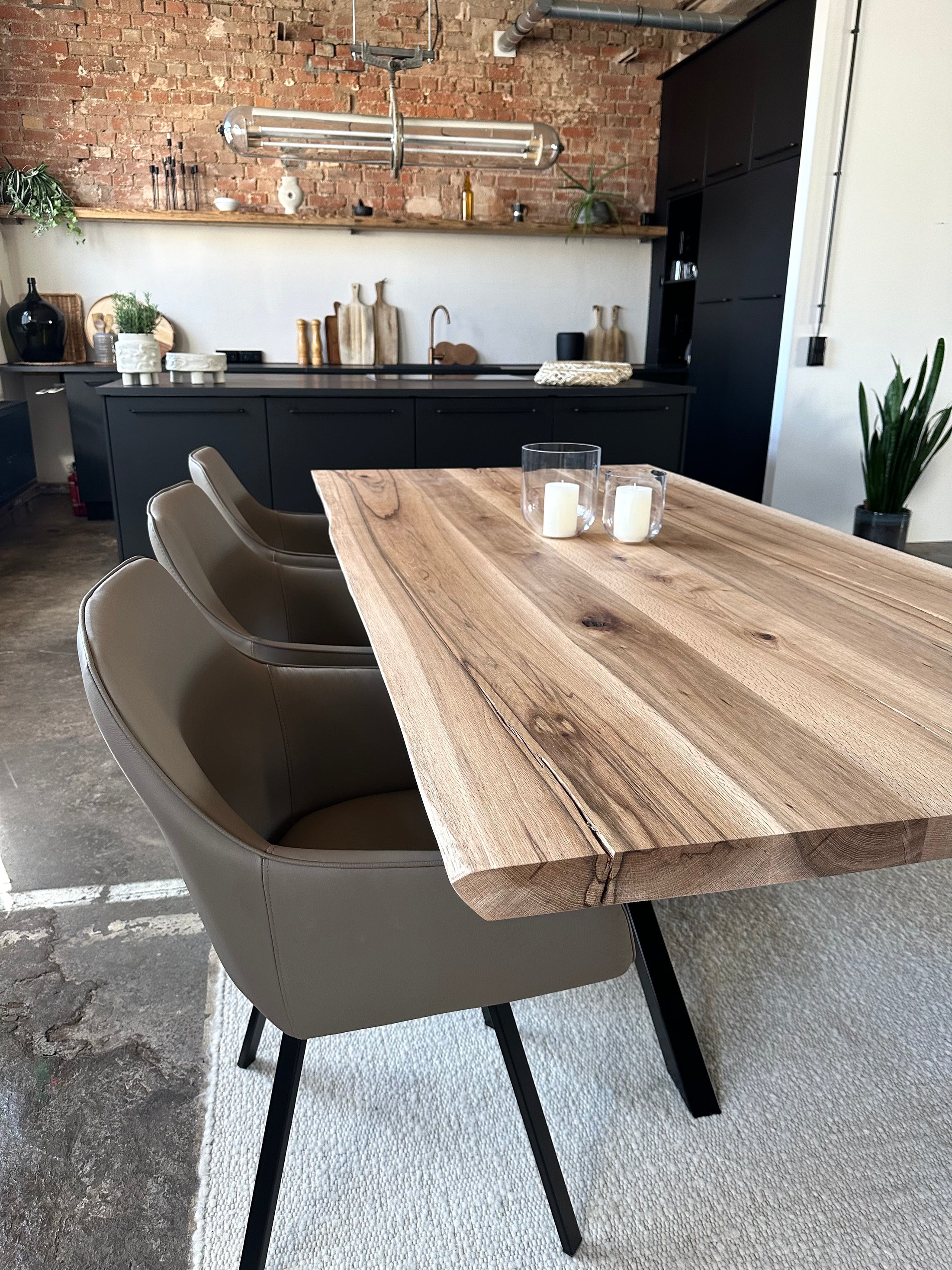 Set Tisch und Sitzbank, Altholz