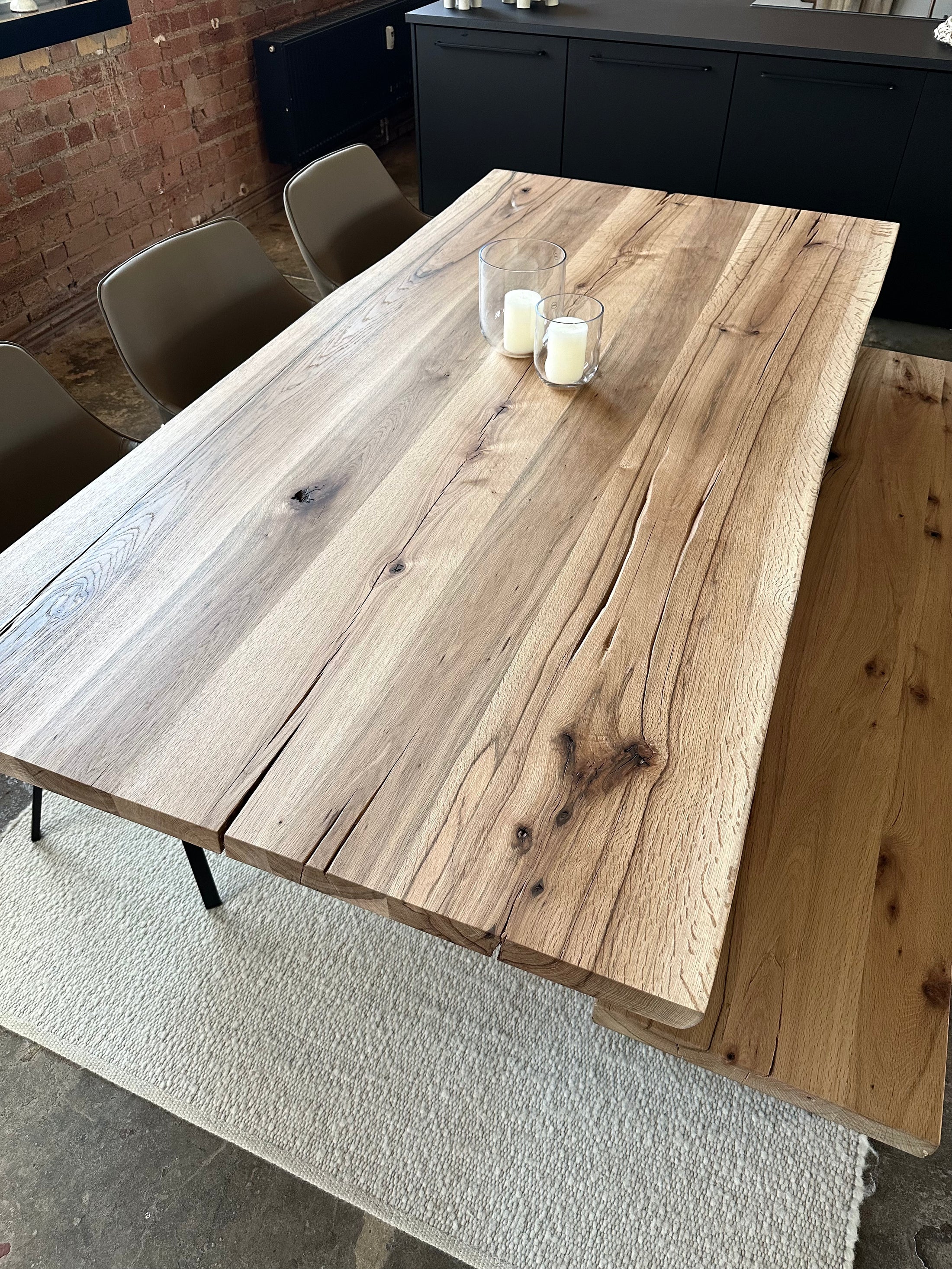 Set Tisch und Sitzbank, Altholz
